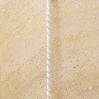 Collar Cadena Cordón Salomónico de 40 cm de Plata de Ley 925